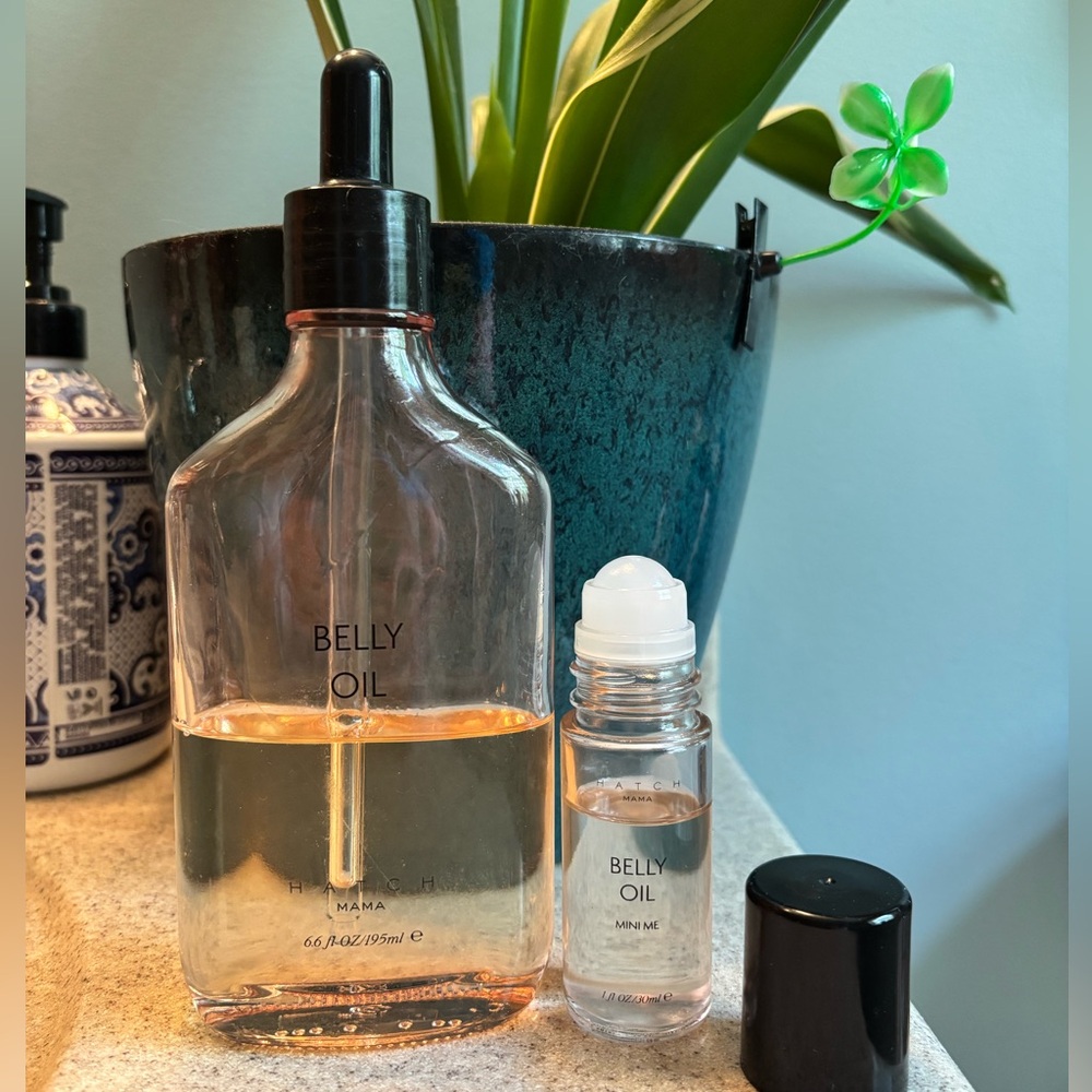 Hatch Mama belly oil 6.6oz (includes smaller roll on too!)